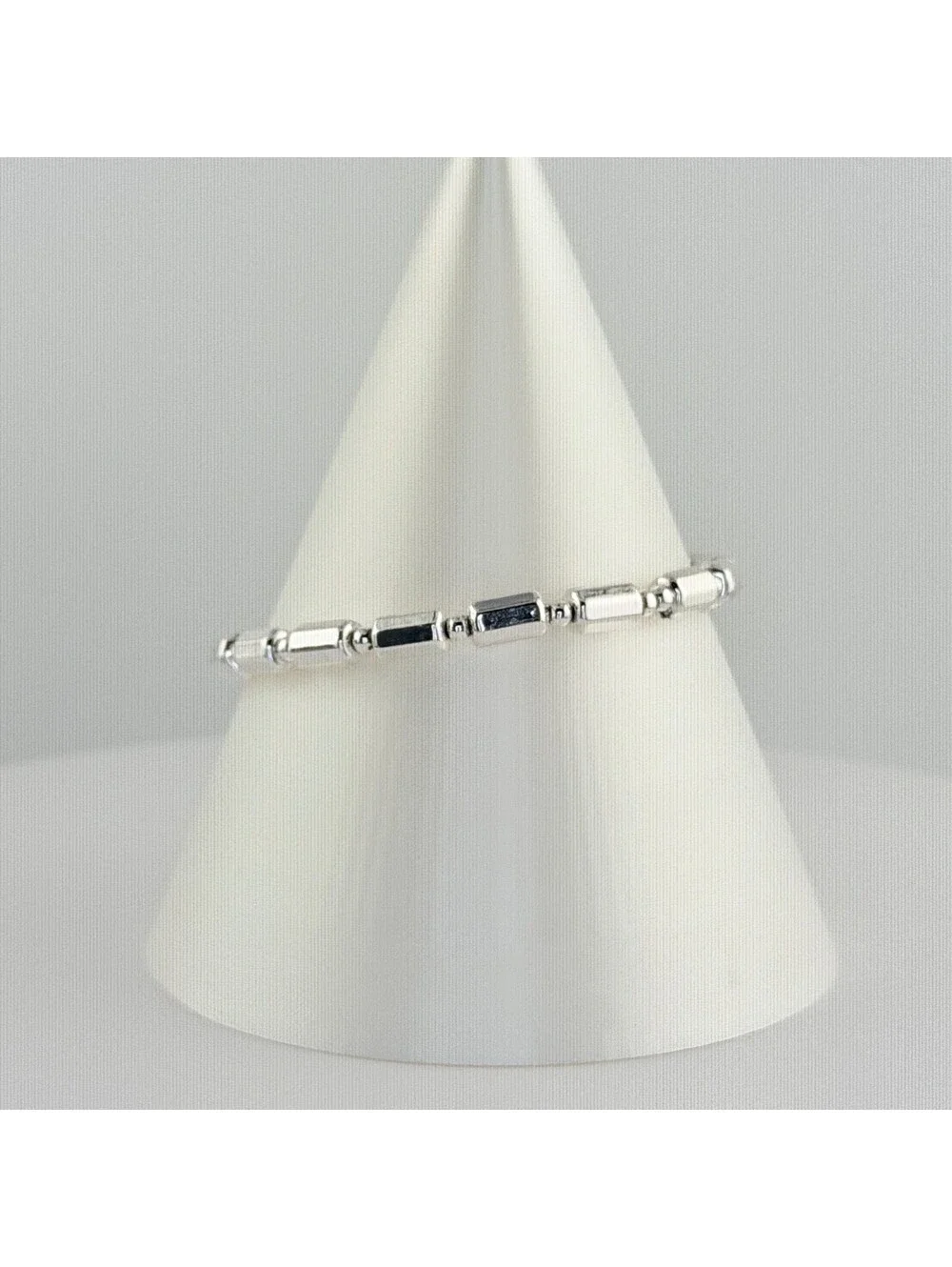 Bomb Party Single Stack Bracelet - on Silver Plating #107